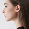 CHEZ LOLA Curly Hoop Earrings - Image 2