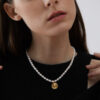 Wise Owl Natural Freshwater Pearls Necklace - Image 4