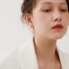 CHEZ LOLA Essential Hoop Earrings - Image 2