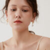 Natural Crystal Drop Earrings - Image 4