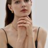 Irregular Castle Hoops Earrings - Image 3