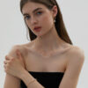 Elegante Natural Freshwater Pearl Earrings - Image 3