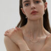 Elegante Natural Freshwater Pearl Earrings - Image 2