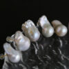Big Natural Freshwater Baroque Earrings - Image 4