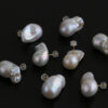 Big Natural Freshwater Baroque Earrings - Image 2