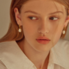Natural Freshwater Baroque Pearl Hoop Earrings 18k Gold Vermeil 925 Silver - Image 2