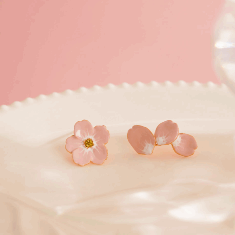 Kyotos Vår Kirsebærblomst Earrings