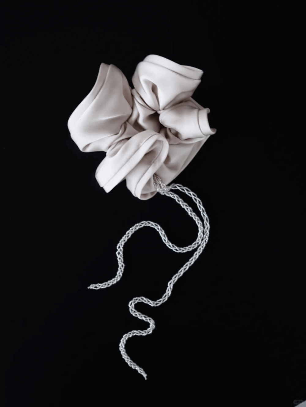 Tassel Muse-Lola Silk Tassel Scrunchie - Image 2