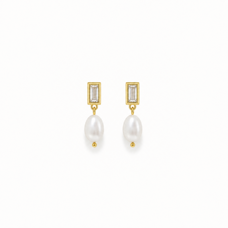 Aurelia Pearl Drop Earrings
