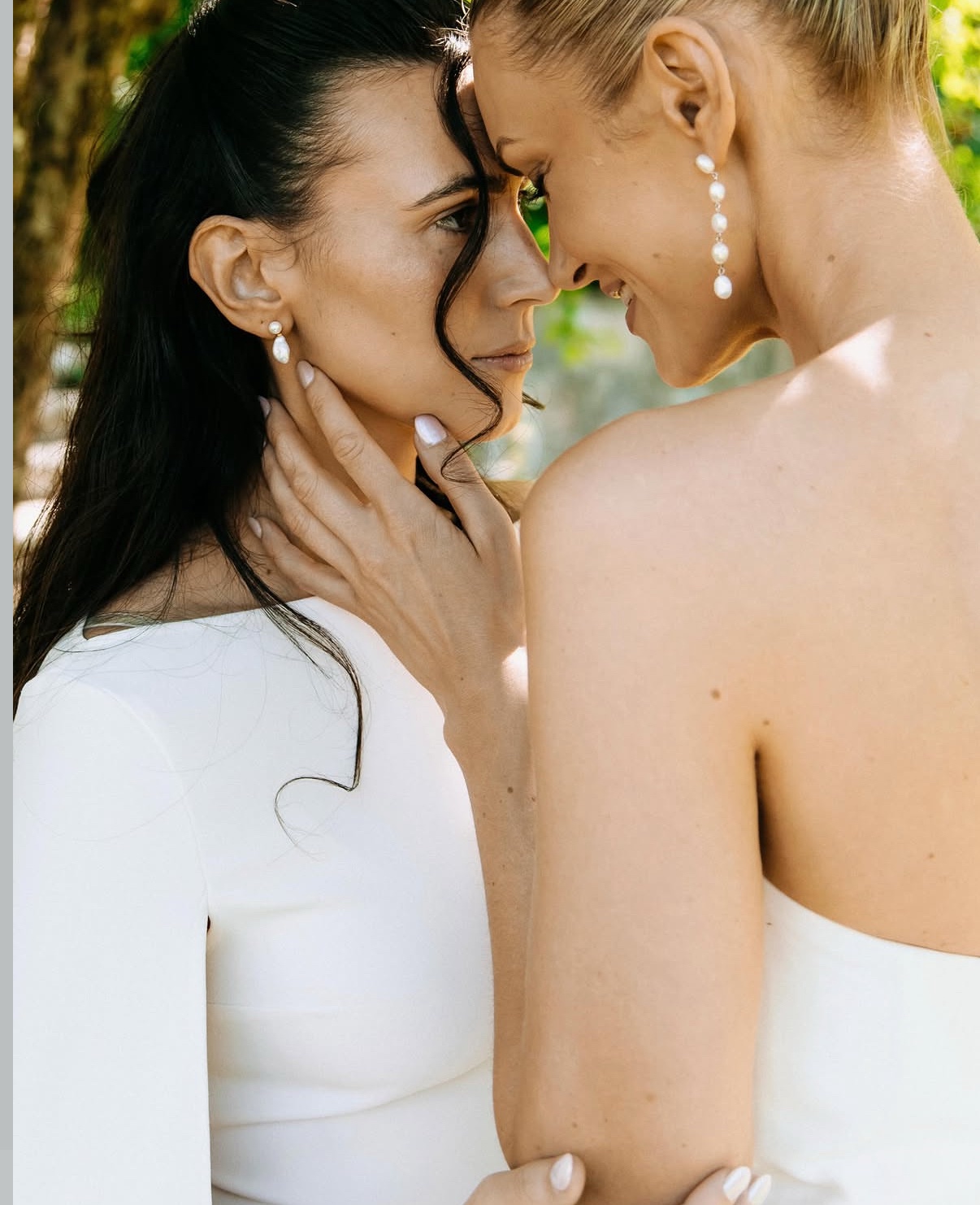 Camille – Organic Keshi Pearl Earrings